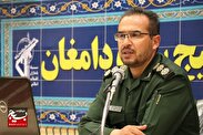 پیام فرمانده سپاه ناحیه دامغان به مقاومت فلسطین