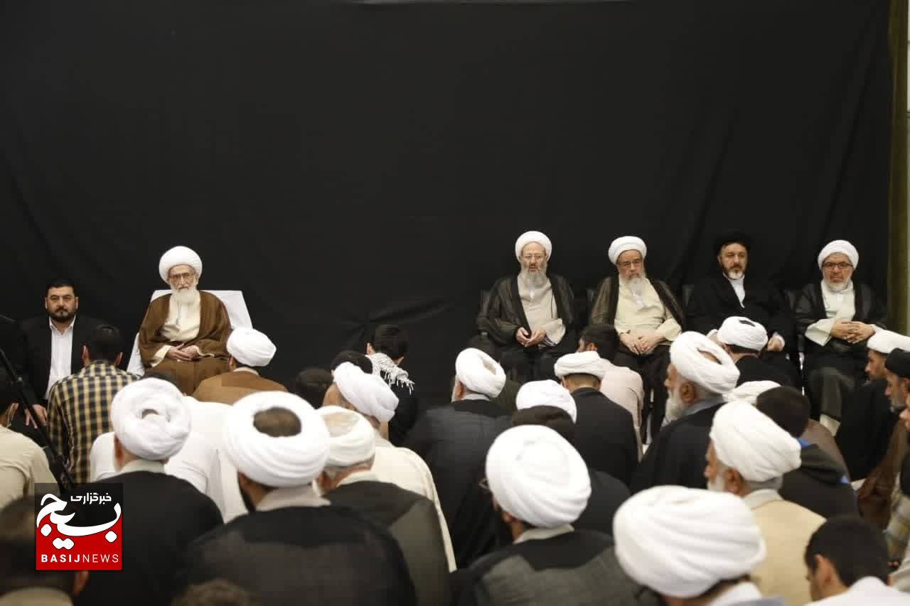 مراسم بزرگداشت شهدای غزه و اعلام همبستگی با ملت مظلوم فلسطین از سوی آیت الله نوری همدانی