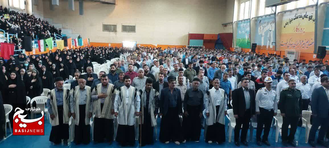 اجتماع ۲۵۰۰ نفری جوانان نقش آفرین در مسجدسلیمان