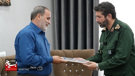 دیدار با خانواده شهید مدافع امنیت بسیجی پوریا احمدی