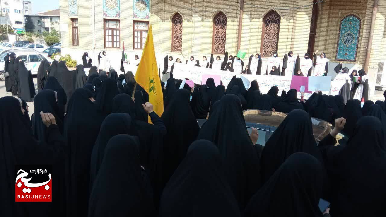 خروش زنان حزب الله گیلان در اعتراض به انفعال مسئولان نسبت به مساله حجاب