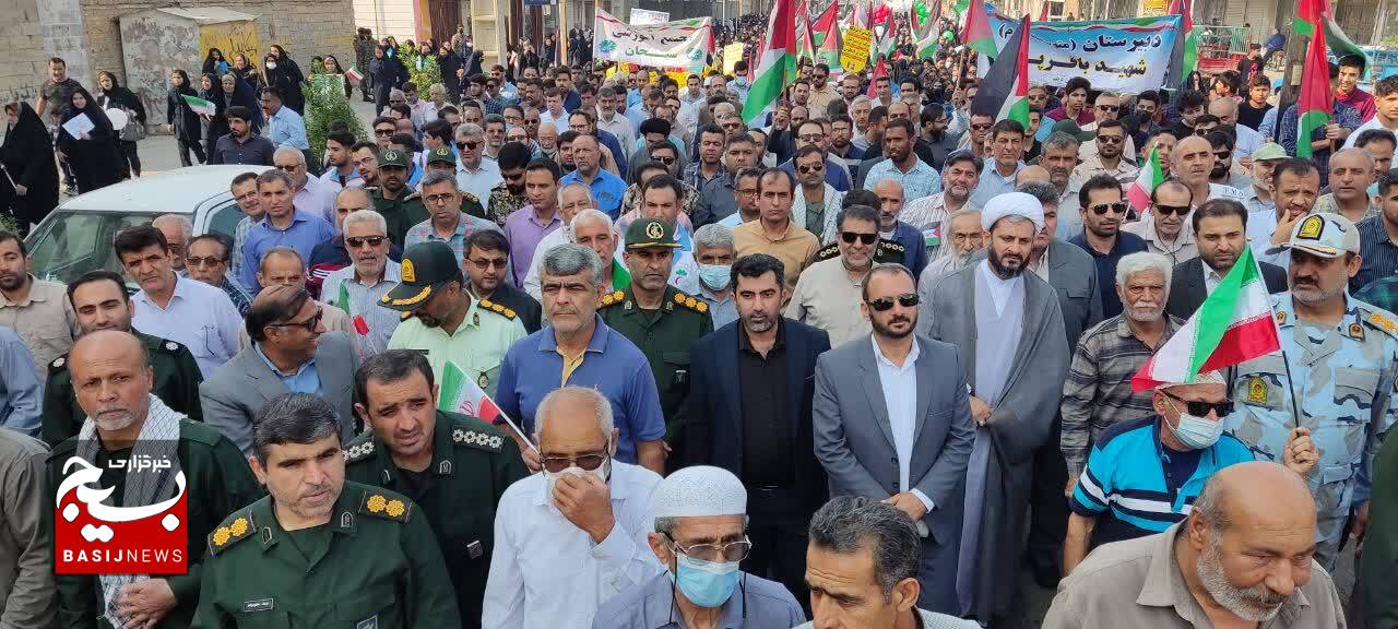 خروش ضد استکباری مردم دیلم در یوم الله ۱۳ آبان