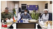 دیدار جمعی از کارکنان ناحیه مقاومت بسیج فلاورجان با فرماندار این شهرستان