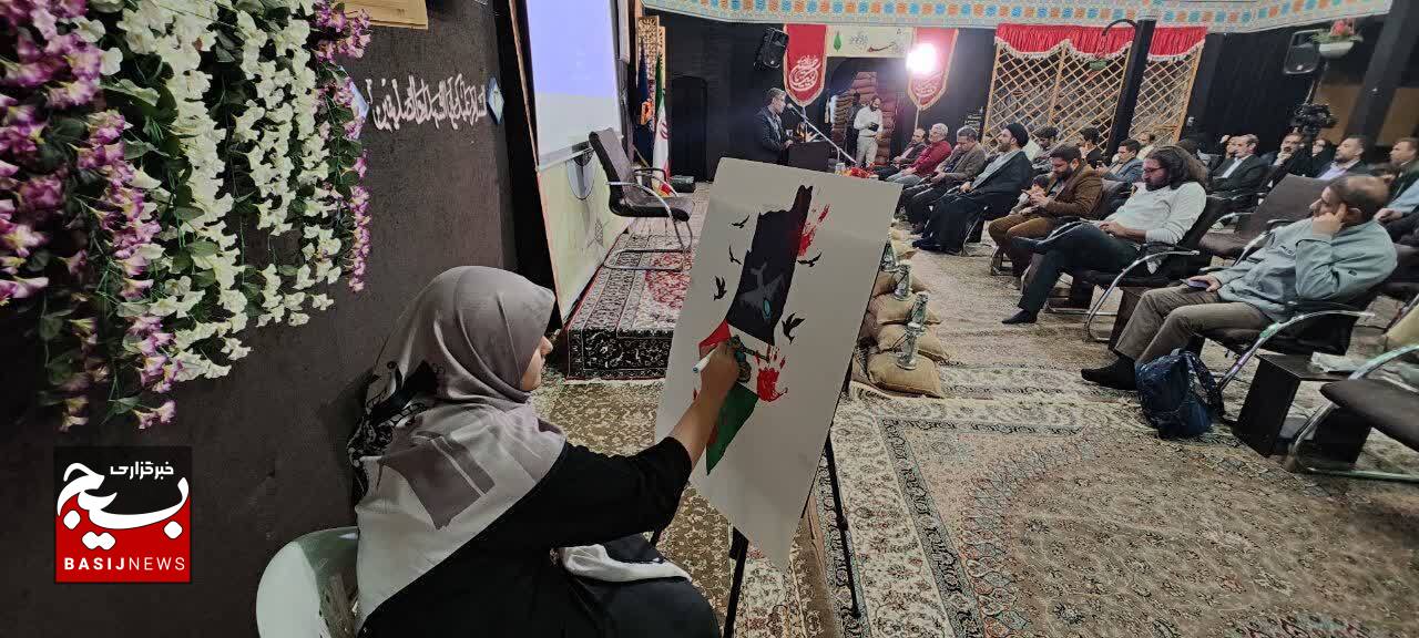 برگزاری آیین شب شعر غزل های خونین غزه در یاسوج + (تصاویر )