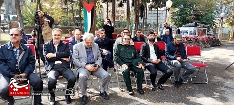 گردهمایی اهالی رسانه در محکومیت جنایات رژیم صهیونیستی