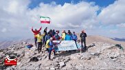 صعود کوهنوردان منتخب سپاه استان اردبیل به قله بلقیس + گزارش تصویری