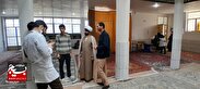 بازدید مسئول نمایندگی ولی فقیه در ناحیه مقاومت بسیج دانشجویی از فعالیت های گروه جهادی دانشگاه علوم پزشکی