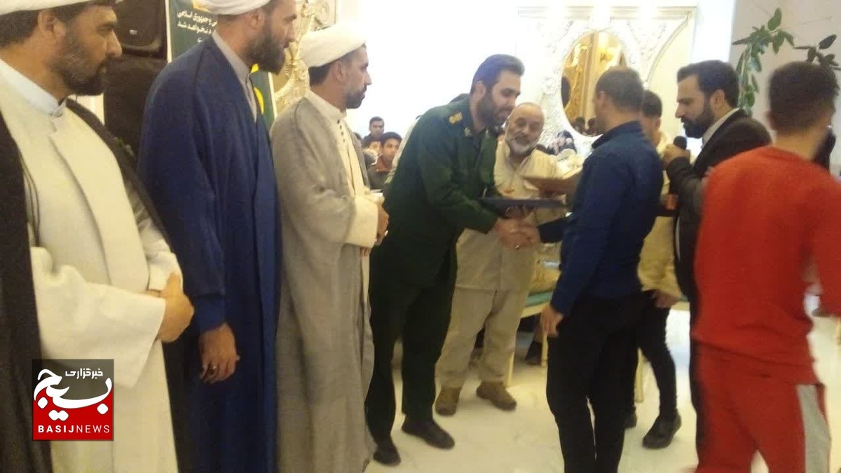 تکریم پاکبانان شاندیزی به مناسبت هفته بسیج
