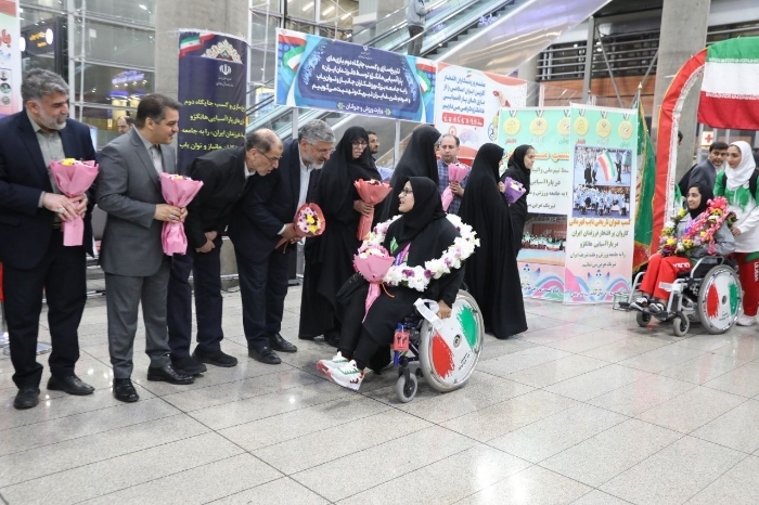 کاروان فرزندان ایران اعزامی به بازی‌های پاراآسیایی هانگژو به کشور بازگشت