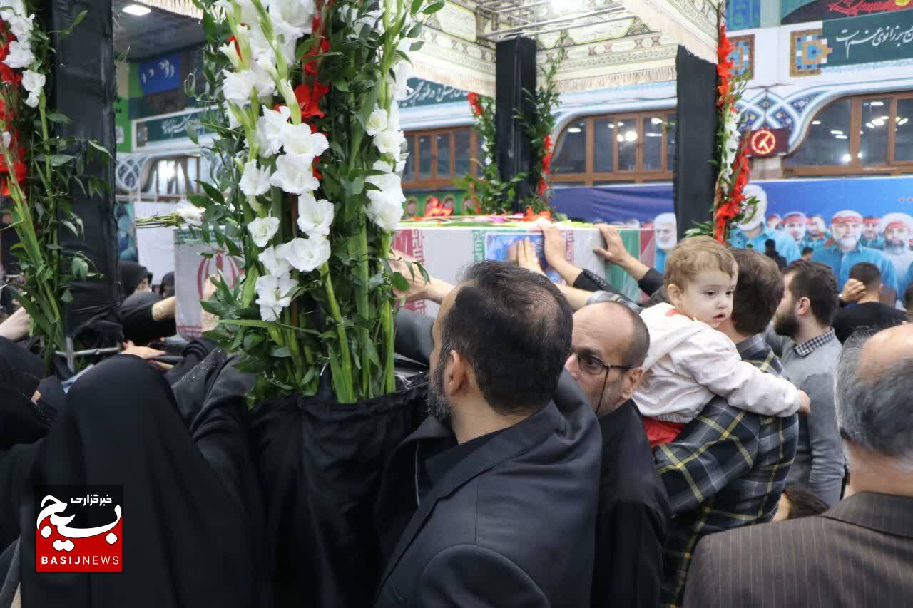 مراسم وداع با شهید مدافع حرم محمدرضا یعقوبی درگلزار شهدای رشت