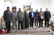 دیدار فرمانده ناحیه مقاومت بسیج حضرت علی اکبر(ع) با خانواده شهدا و جانبازان 
شهرستان اشتهارد+تصاویر