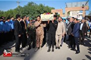برگزاری مراسم یادواره لاله های روشن و استقبال از شهید خوشنام در برازجان