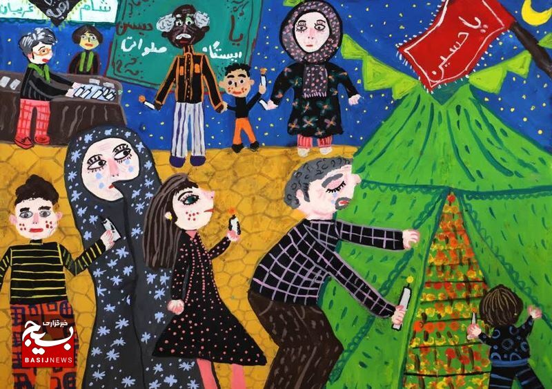 درخشش کانون پرورش فکری کودکان اردبیل در سوگواره سراسری نقاشی