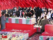 تشییع حماسی و با شکوه شهدا در چادگان