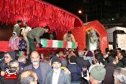 از بدرقه کاروان اهل بهشت در شهرستان فلاورجان
