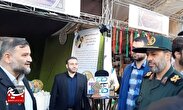 حضور بسیجی نخبه و مخترع داوری ضد سرطان در نمایشگاه اُسوه کرج