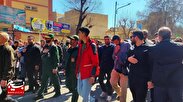تشییع پیکر شهیدالقدس بهروز واحدی، بر دستان مردم شهیدپرور کرج به روایت تصویر