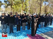 گزارش تصویری|برگزاری نماز ظهر روز شهادت حضرت علی علیه السلام در قیامدشت