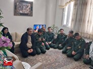 دیدار نوروزی بسیجیان ناحیه مقاومت بسیج امام حسین علیه السلام با خانواده شهیدان+تصاویر