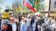 راهپیمایی روز قدس در خمینی شهر