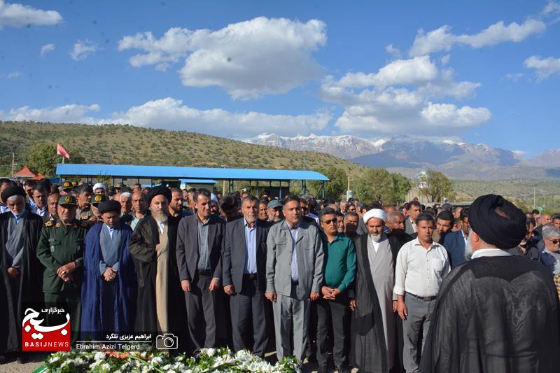 مراسم تشییع و خاکسپاری پدر شهیدان خرسندیان از یاسوج تا چیتاب + (تصاویر )