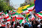تجمع و شادی ساوجی‌ها در حمایت از حمله موشکی سپاه