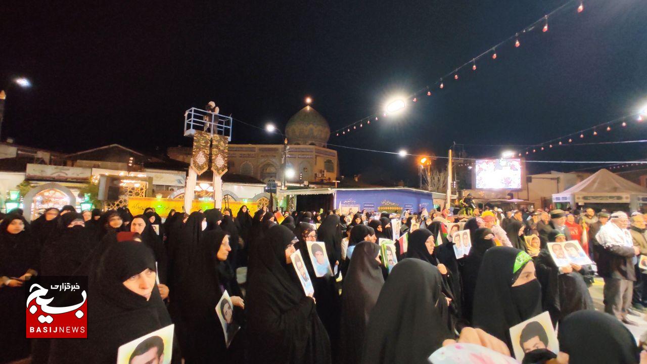 یاد و خاطره حاج قاسم سلیمانی در سرمای زمستانی حرم  زنده شد