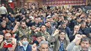 تجدید میثاق مردم تربت‌جام با آرمان‌های حاج قاسم در قاب دوربین بسیج
