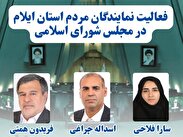 عملکرد نمایندگان ایلام در مجلس شورای اسلامی