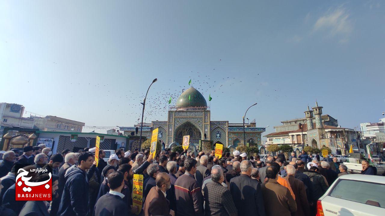 راهپیمایی«جمعه های خشم» در گیلان برگزار شد