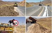 اجرای ۱۷ پروژه راهداری در محور اراک-بروجرد