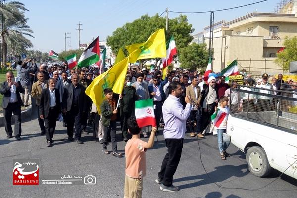 راهپیمایی جمعه نصر در بندر کنگان برگزار شد