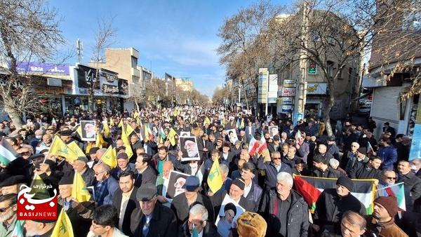 آغاز راهپیمایی مردم اردبیل در جمعه نصر