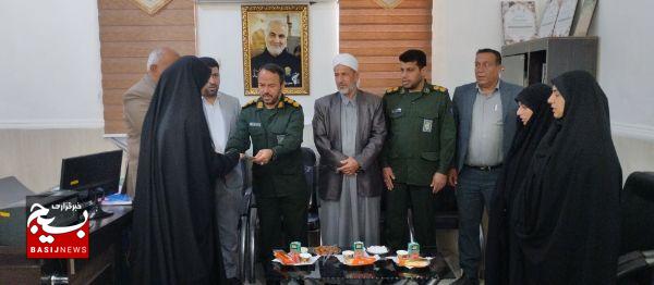 حوزه مقاومت بسیج بانوان حضرت خدیجه در شهر چاه مبارک افتتاح شد