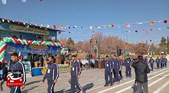 حضور ورزشکاران سپاه قدس گیلان در جشنواره ورزشی کشور