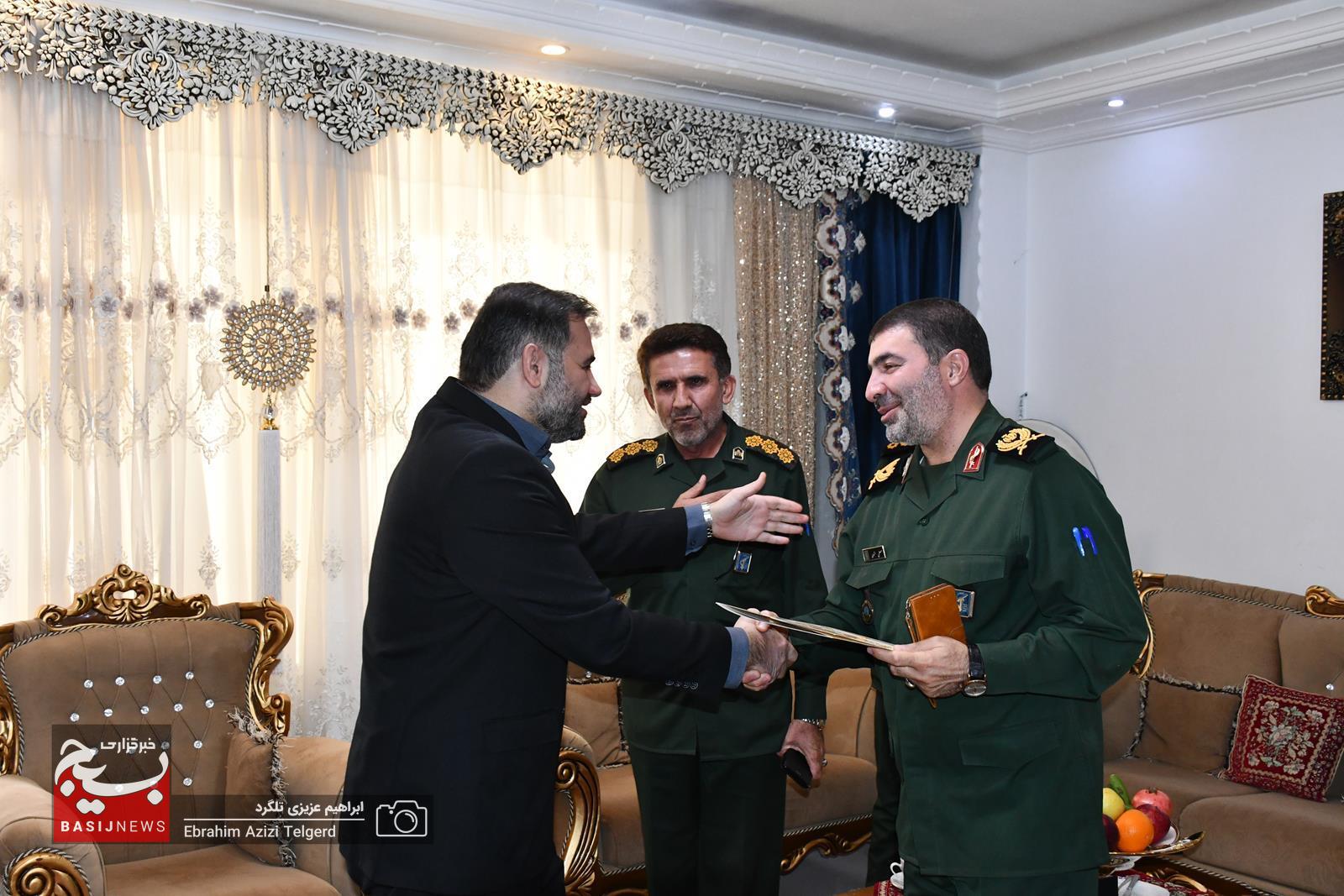 دیدار و تجلیل مسئولان سپاه فتح از خانواده شهدا