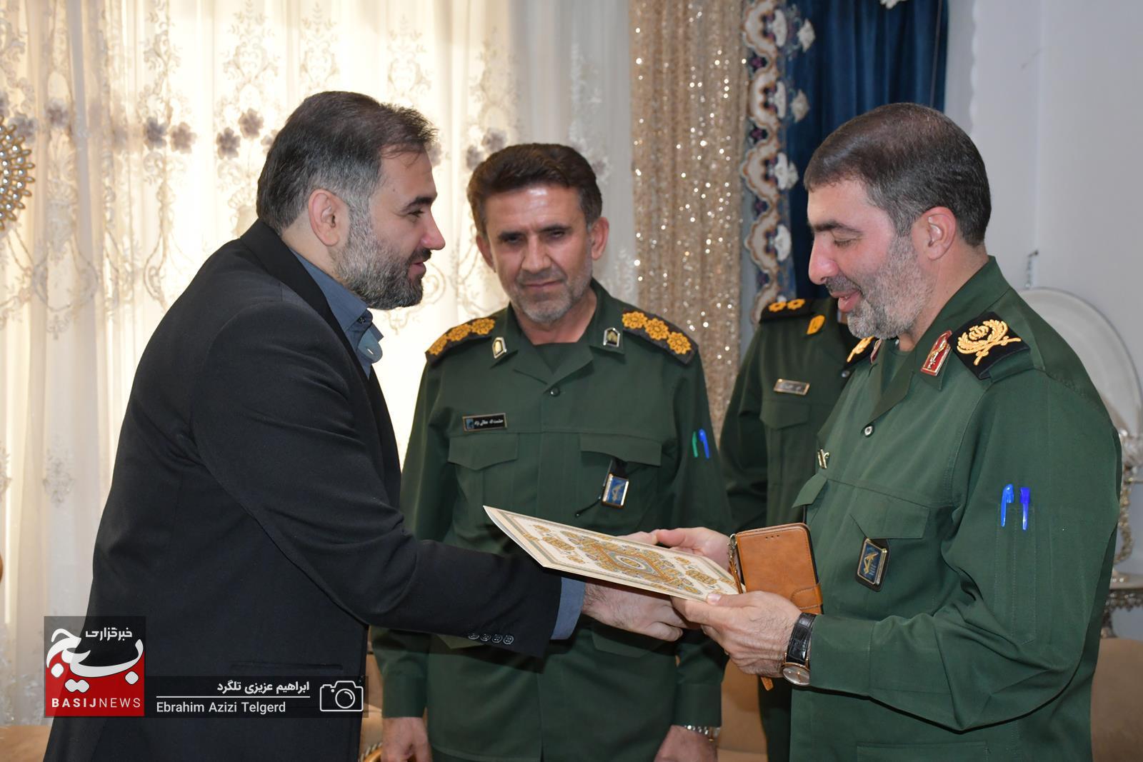 دیدار و تجلیل مسئولان سپاه فتح از خانواده شهدا