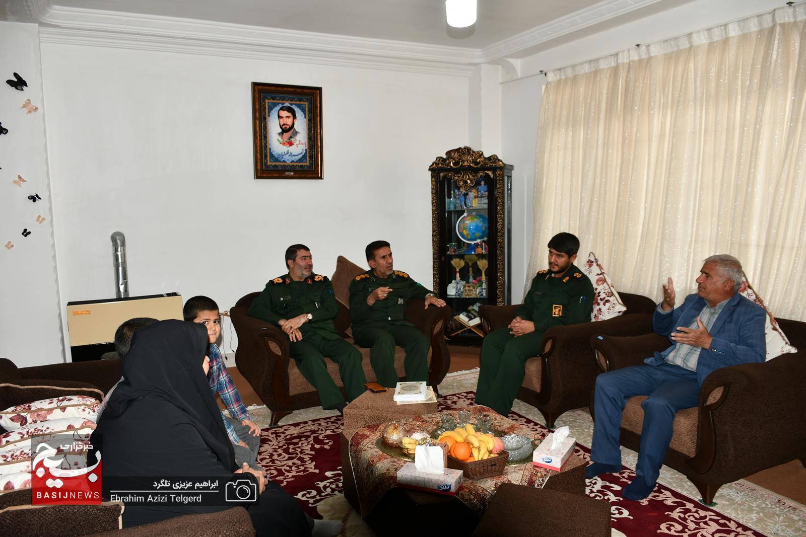 دیدار و تجلیل مسئولان سپاه فتح از خانواده شهدا