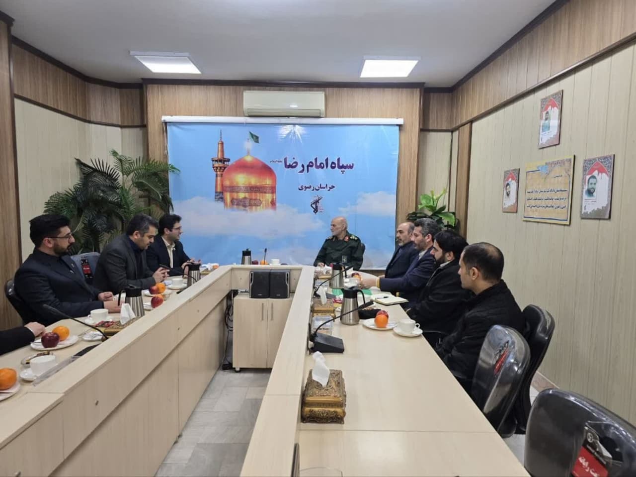 امضای تفاهم‌نامه همکاری میان پارک علم و فناوری خراسان رضوی و سپاه امام رضاعلیه السلام 
