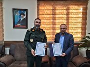 امضای توافق‌نامه  نهضت جدید علمی در خراسان شمالی میان سپاه حضرت جوادالائمه (ع) و معاونت علمی سازمان بسیج
