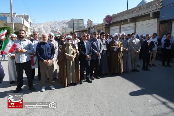 حضور باشکوه مردم کنگان در راهپیمایی ۲۲ بهمن