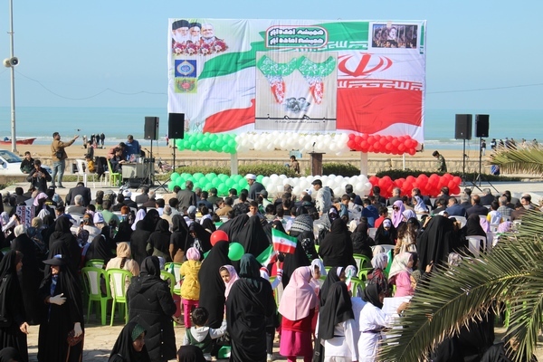 جشن سالروز پیروزی انقلاب اسلامی در دلوار برگزار شد