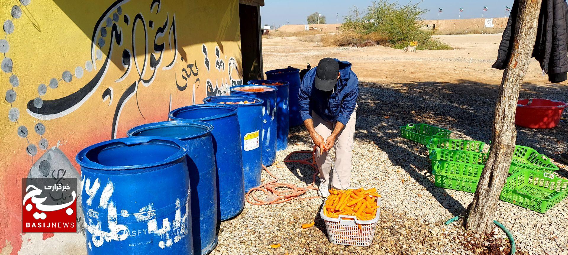 پذیرایی نارنجی در راهیان نور