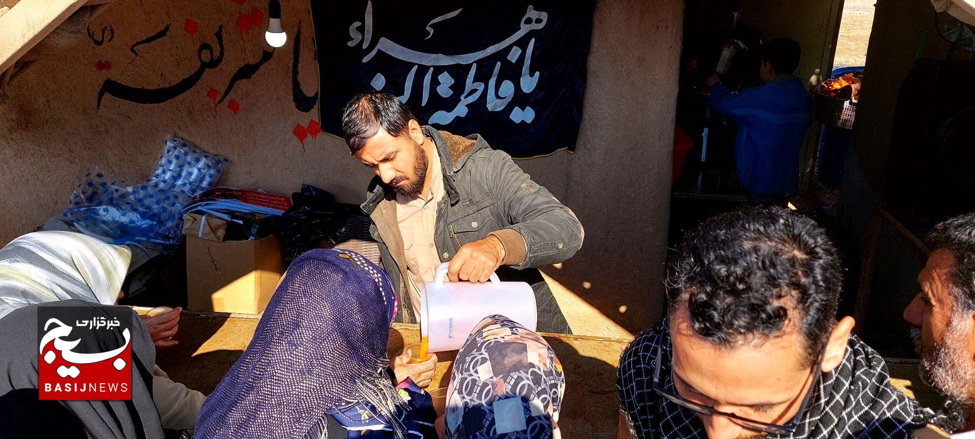 پذیرایی نارنجی در راهیان نور