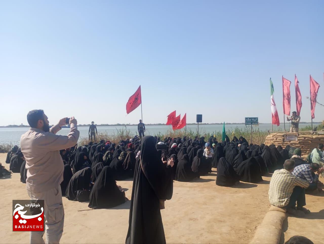 حضور کاروان رسانه‌ای شهید محمد عفیف در یادمان های شهدای والفجر ۸ (اروند)، کربلای ۴ (علقمه و نهرخین) و شلمچه به منظور پوشش رسانه‌ای راهیان نور ۱۴۰۴ در روز دوم اعزام به استان خوزستان