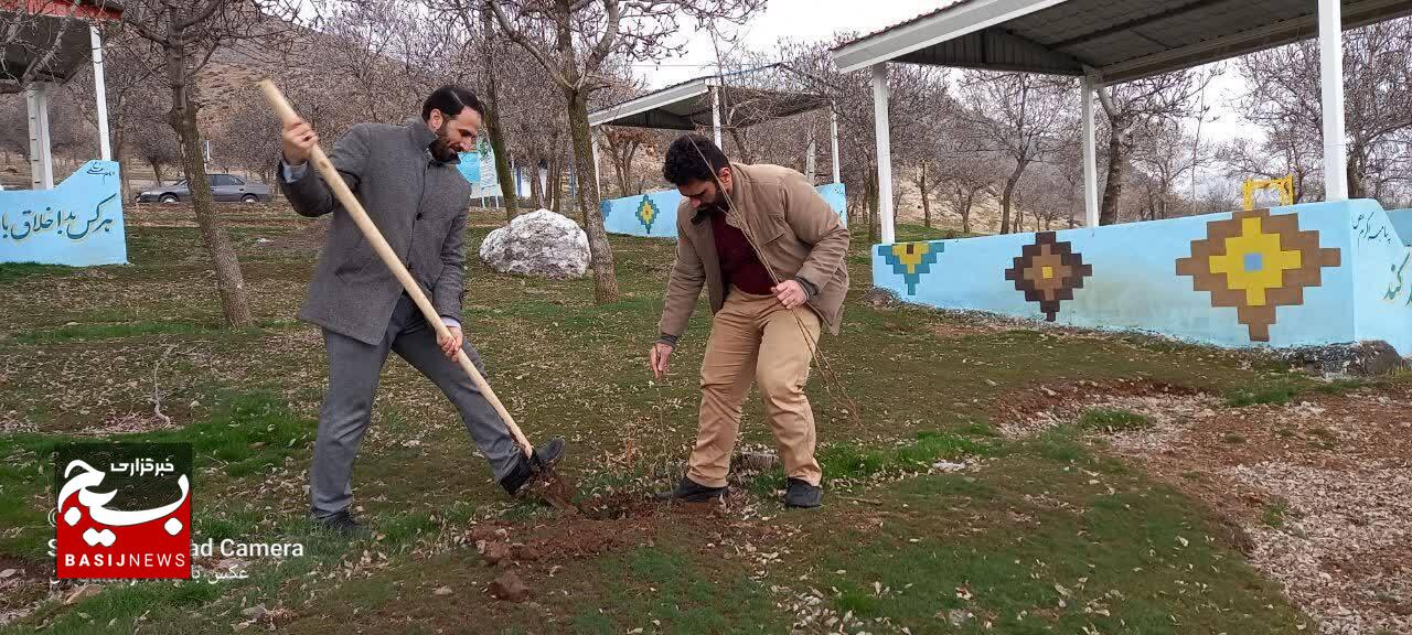 کاشت ۱۳۰۰۰ نهال در سلسله توسط سپاه و بسیج کاشت ۱۳۰۰۰ نهال در سلسله توسط سپاه و بسیج