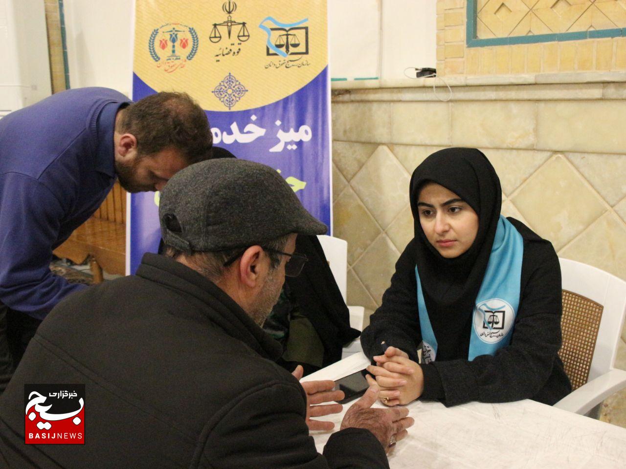 📸 گزارش تصویری میز خدمت حقوق‌یاران جهادگر