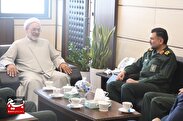 دیدار سردار شوقانی با رئیس کل دادگستری استان سمنان