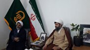 دیدار حجت الاسلام والمسلمین نوروزی با حجت الاسلام والمسلمین تکمیلی امام جمعه شیروان