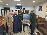 دیدار فرمانده و مسئول دفتر نمایندگی ولی فقیه ناحیه مقاومت بسیج سملقان با سردار فرجی